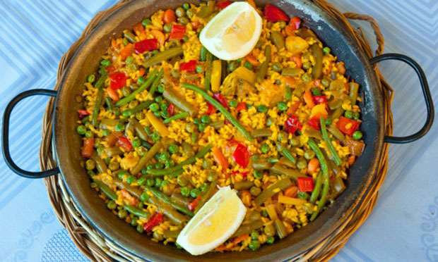 Paella aux légumes