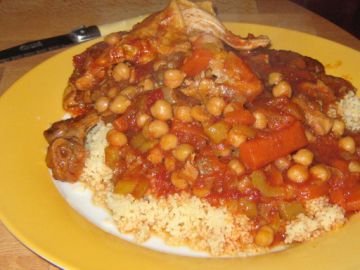 Couscous poulet et merguez facile