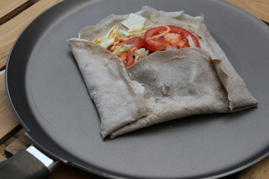 Galette bretonne façon burger light (Crêpe)