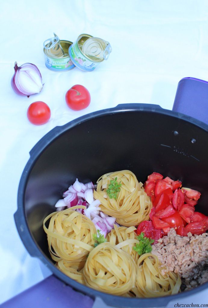 One pot pasta thon et tomates avec ou sans Cookeo