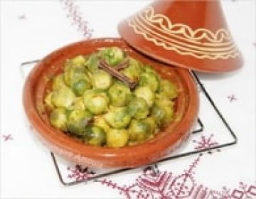 Tajine aux choux de Bruxelles