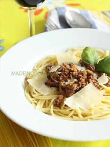 Spaghetti ragu'alla bolognese