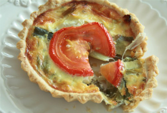 Mini-Quiches Légères aux Poireaux et Tomates WW - Plat et Recette