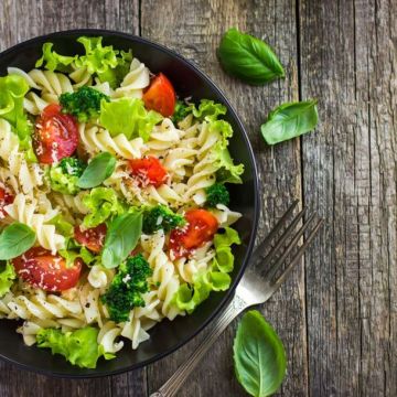 Salade de pâtes aux légumes