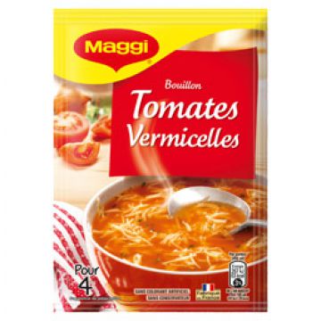 Soupe tomates vermicelles (toute prête)