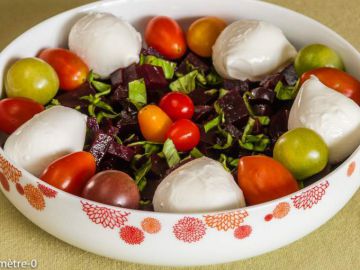 Salade de betteraves mozzarella