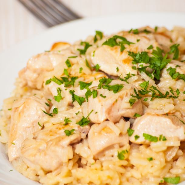 Poulet au riz au Cookeo