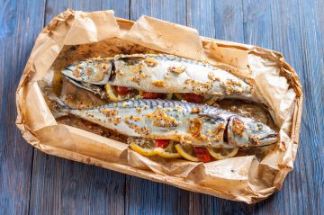 Papillote de sardines à la moutarde