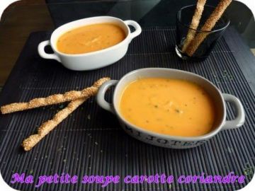 Soupe carottes coriandre