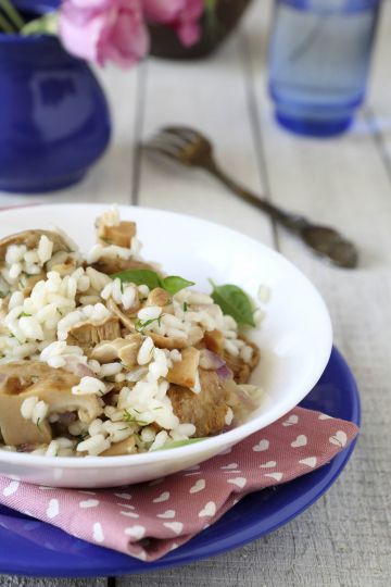 Risotto aux champignons