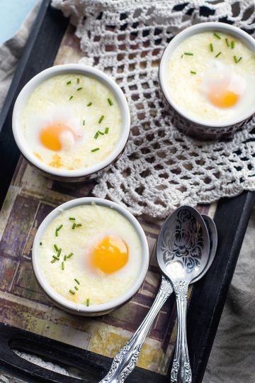 Oeufs cocotte à la crème