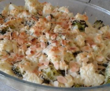 Gratin de chou-fleur et brocoli Thermomix