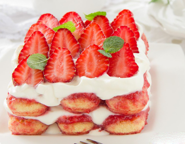 Tiramisu Light aux Fraises