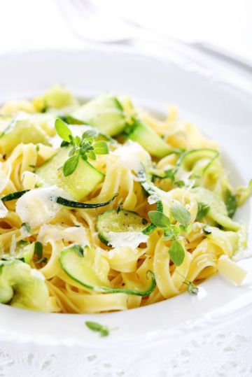 Tagliatelles aux courgettes