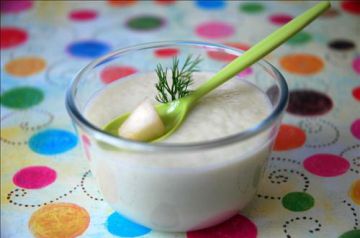 Velouté froid de fenouil poires et gingembre