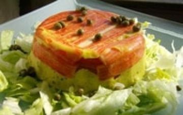 Terrine de surimi aux poireaux