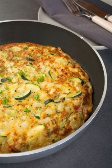 Omelette aux courgettes